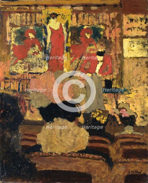 Le Numéro d'illusionniste, c. 1895. Creator: Vuillard, Édouard (1868-1940).