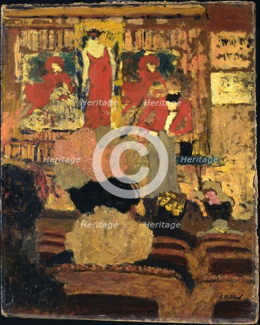 Le Numéro d'illusionniste, c. 1895. Creator: Vuillard, Édouard (1868-1940).