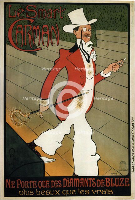 Le Smart Carman, 1898. Creator: Auguste Jean Baptiste Roubille.