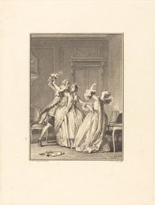 Le Soufflet, 1774. Creator: Noel Le Mire