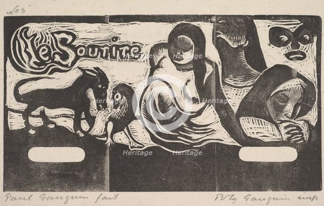 Le Sourire, 1899. Creator: Paul Gauguin.