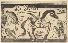 Le Sourire;Taiti (Smile; Tahiti), December 1899. Creator: Paul Gauguin