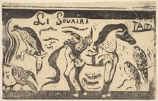 Le Sourire;Taiti (Smile; Tahiti), December 1899. Creator: Paul Gauguin