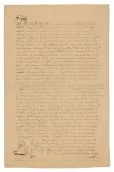 Le sourire: Journal sérieux, Aug. 21, 1899, 1899. Creator: Paul Gauguin