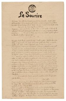 Le sourire: Journal sérieux, Nov. 1899, 1899. Creator: Paul Gauguin