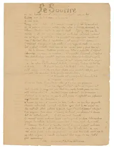 Le sourire: Journal sérieux, Sept. 19, 1899, 1899. Creator: Paul Gauguin