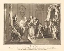 Le soir. Creators: Joseph de Longueil, Charles Eisen