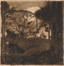 Le Soir (Evening) or La Glaneuse (The Gleaner), 1893-1894. Creator: Armand Seguin