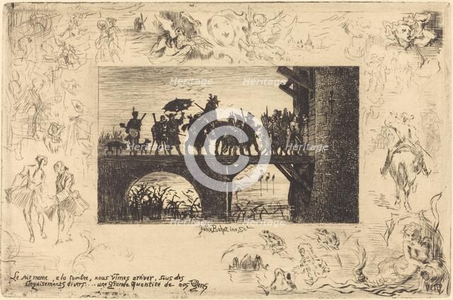 Le soir même... (The same evening...), 1878. Creator: Felix Hilaire Buhot.