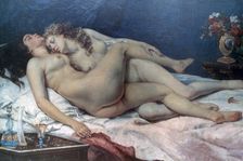 Le Sommeil 1866. Artist: Gustave Courbet