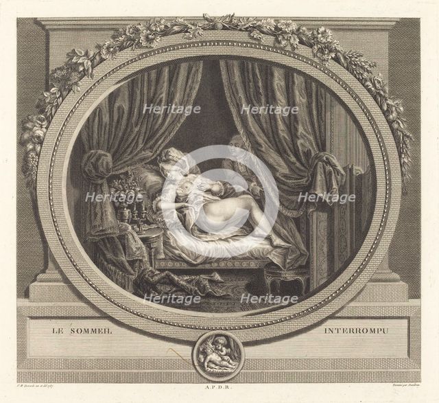 Le sommeil interrompu, 1787. Creator: Jean Dambrun.