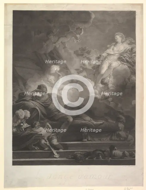 Le Songe d'Amour.n.d. Creator: Nicolas-Francois Regnault.