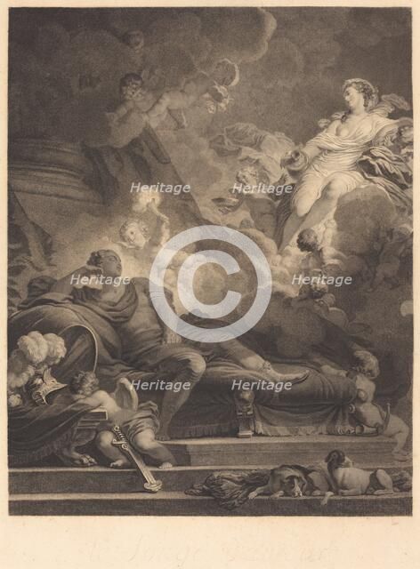 Le Songe d'Amour (Love's Dream), 1785. Creator: Nicolas-Francois Regnault.
