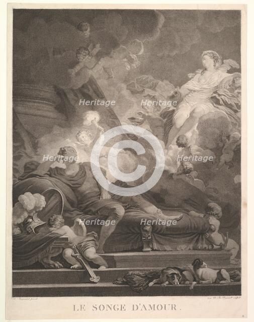 Le Songe d'Amour.n.d. Creator: Nicolas-Francois Regnault.