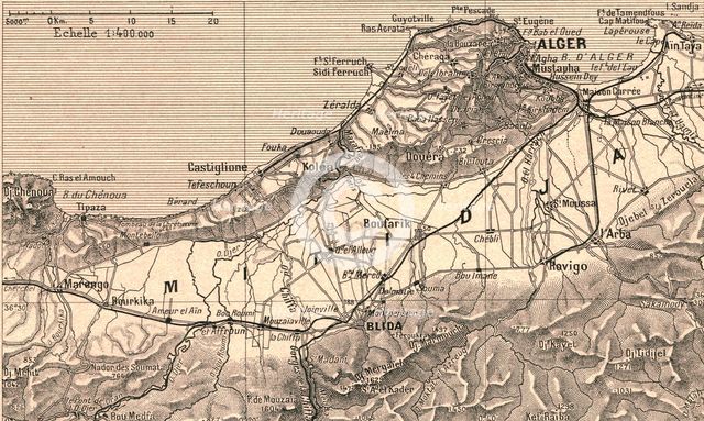 ''Le Sahel d'Alger et la Mitidja; Afrique du nord', 1914. Creator: Unknown.