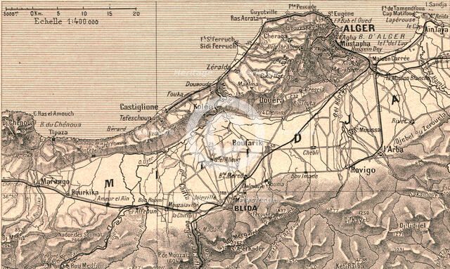 ''Le Sahel d'Alger et la Mitidja; Afrique du nord', 1914. Creator: Unknown.