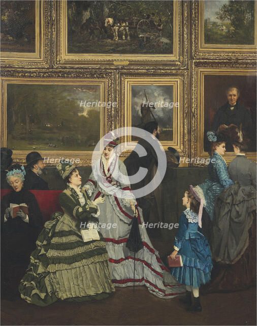 Le Salon de 1874, 1874. Creator: Cabaillot-Lassalle; Camille (1839-1902).