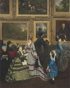 Le Salon de 1874, 1874. Creator: Cabaillot-Lassalle; Camille (1839-1902)
