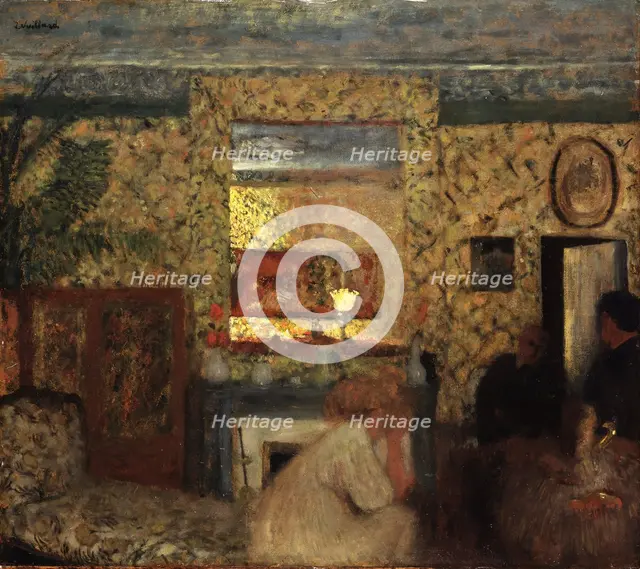 Le salon des Natanson, Rue Saint-Florentin, 1897-1898.