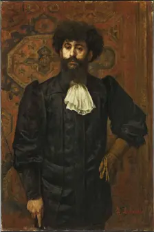 Le Sar Joséphin Peladan (1858-1918), 1891. Creator: Desboutin, Marcellin Gilbert (1823-1902)