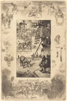 Le Secret du Mâitre Cornille (The Secret of Master Cornille), c. 1885. Creator: Felix Hilaire Buhot
