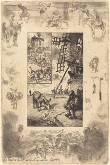 Le Secret du Mâitre Cornille (The Secret of Master Cornille), c. 1885. Creator: Felix Hilaire Buhot