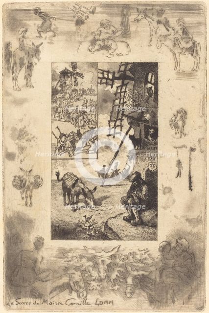 Le Secret du Mâitre Cornille (The Secret of Master Cornille), c. 1885. Creator: Felix Hilaire Buhot.