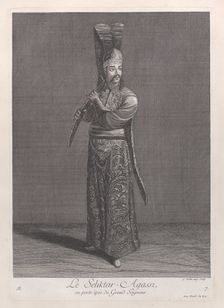 Le Seliktar-Agassi, ou porte èpée du Grand Seigneur, 1714-15. Creator: Unknown