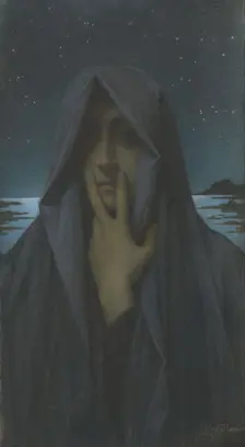 Le Silence, 1895. Creator: Lévy-Dhurmer, Lucien (1865-1953)