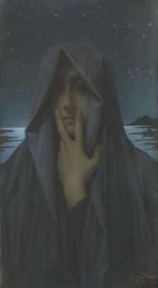 Le Silence, 1895. Creator: Lévy-Dhurmer, Lucien (1865-1953)