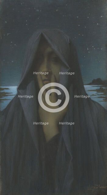 Le Silence, 1895. Creator: Lévy-Dhurmer, Lucien (1865-1953).
