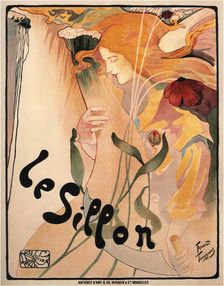 Le Sillon (Poster), 1890s. Creator: Fernand Toussaint