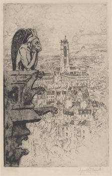 Le Stryge, 1893. Creator: Joseph Pennell