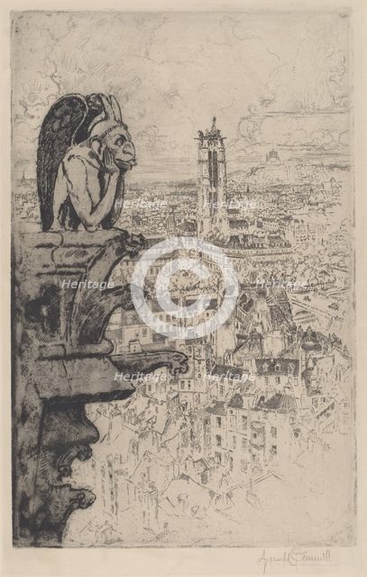 Le Stryge, 1893. Creator: Joseph Pennell.