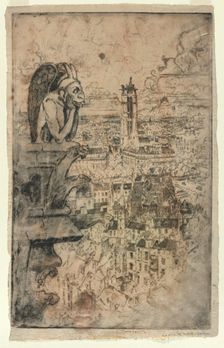 Le Stryge, 1893. Creator: Joseph Pennell (American, 1857-1926)