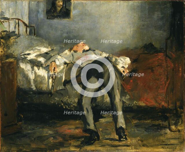 Le Suicidé, ca 1877. Creator: Manet, Édouard (1832-1883).