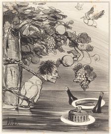 Le Supplice de Tantale, 1842. Creator: Honore Daumier