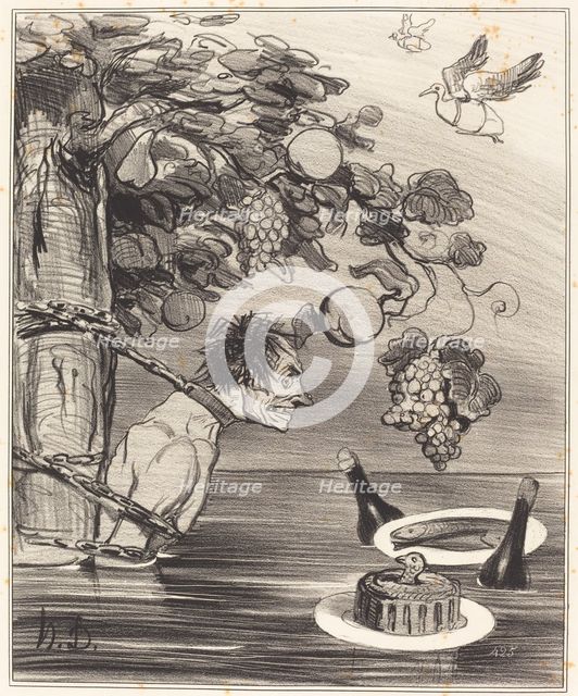 Le Supplice de Tantale, 1842. Creator: Honore Daumier.