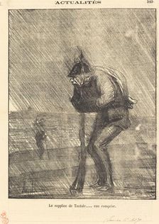 Le supplice de tantale... eau comprise, 1870. Creator: Honore Daumier
