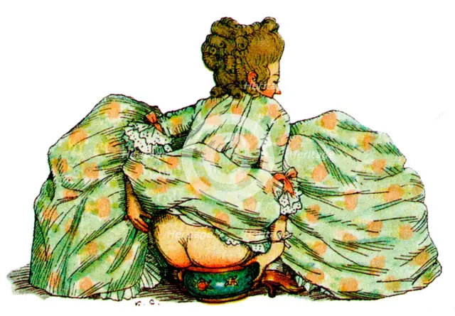 'Le Pot de Chambre', 1908.  Artist: Konstantin Somov