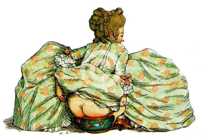 'Le Pot de Chambre', 1908.  Artist: Konstantin Somov