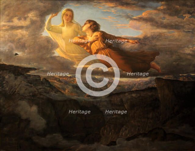 Le Poème de l'âme (Poem of the Soul). L'Idéal (Ideal), 1850-1854. Creator: Janmot, Louis (1814-1892).