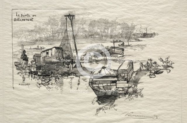 Le Point de Billancourt. Creator: Auguste Louis Lepère (French, 1849-1918).