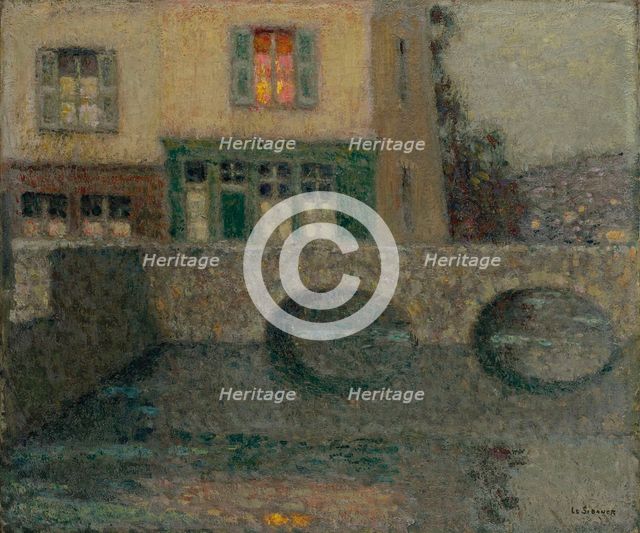 Le Pont, Between 1931 and 1938. Creator: Le Sidaner, Henri (1862-1939).