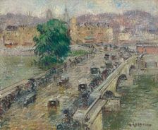 Le Pont Corneille, Rouen, 1927. Creator: Loiseau, Gustave (1865-1935)