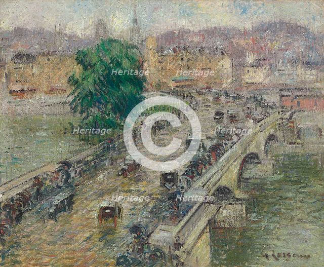 Le Pont Corneille, Rouen, 1927. Creator: Loiseau, Gustave (1865-1935).