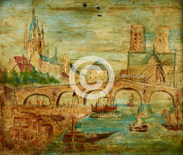 Le Pont de Tournelles, 1780. Creator: Unknown.