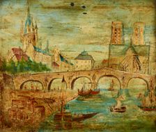 Le Pont de Tournelles, 1780. Creator: Unknown