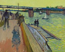Le pont de Trinquetaille , 1888. Creator: Gogh, Vincent, van (1853-1890)