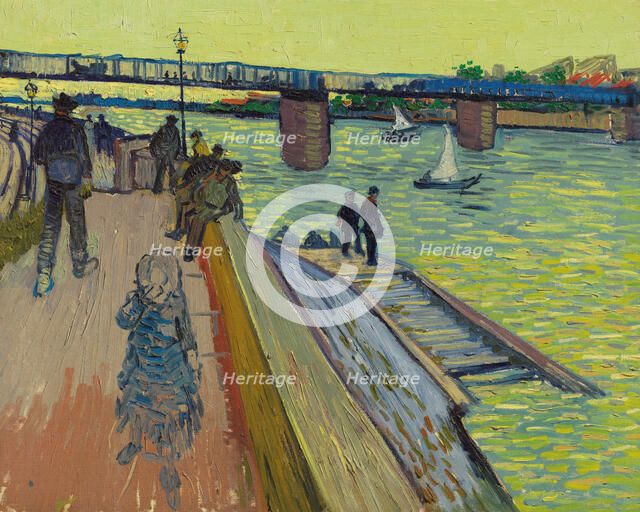 Le pont de Trinquetaille , 1888. Creator: Gogh, Vincent, van (1853-1890).